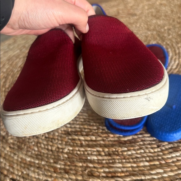 Rothy's Slip On Red Garnet Retired Sneaker 8.5 fall classic slip on casual - Picture 9 of 9